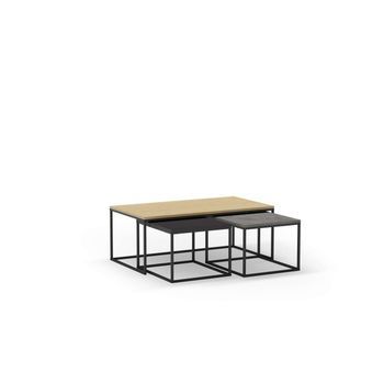 Set De 3 Mesas De Centro Zoilo Diseño Moderno Y Funcional