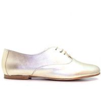 narf zapatos de vestir ricky metalizado platino para mujer