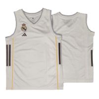 camiseta real madrid baloncesto junior adidas 2025-26 blanca