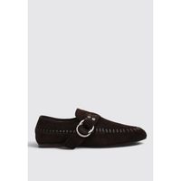 hune zapatos bajos flare para mujer
