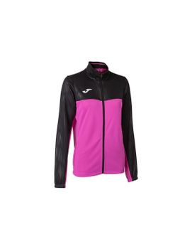 Chaqueta de Tenis / Pádel Joma Montreal Mujer Rosa Flúor Negro