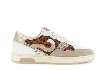 zapatillas de piel y piel de potro con lunares white/spotted 38
