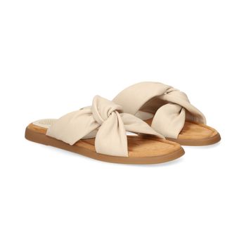 Unisa Sandalias Planas Mujer - Blanco Talla 40