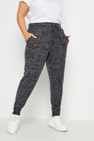 yours joggers grises jaspeados suaves al tacto mujer curvy y tallas grandes yours