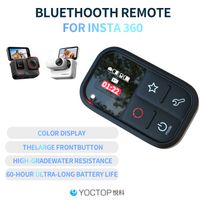 yoctop es compatible con camaras deportivas insta360 x3 x4 x5 go 3s ace pro2 control remoto bluetooth accesorios impermeables