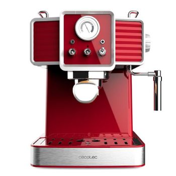 Cecotec Cafetera Express Power Espresso 20 Tradizionale Light Red. 1350 W, Tecnología ForceAroma de 20bars