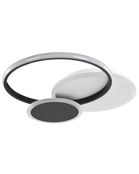 Lámpara led de techo  metal negro