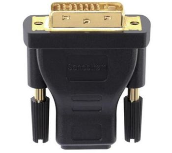 SANDSTROM AV Black Series SHDVA114X HDMI to DVI Adapter, Black