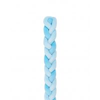 protector trenzado 180cm 3 trenzas 12cm azul