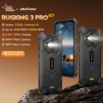 【Estreno mundial】Ulefone RugKing 3 Pro, teléfono resistente de 6,56