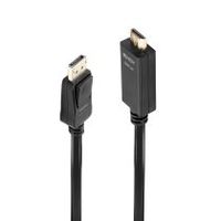adaptador de cable de vadeo 3 m displayport hdmi tipo a estandar negro lindy 36923