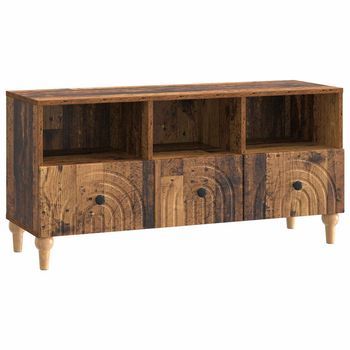 Mueble De Tv 102 X 34,5 X 50 Cm Madera Vieja Vidaxl