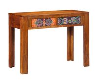 escritorio - mesa de ordenador 100x50x75 cm madera maciza de acacia
