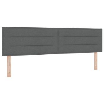 Cabecero，panel De Cabecero Gris Oscuro 180 Cm Tela