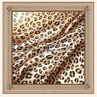 alberto cabale bufanda gran panuelo de seda original leopardo zoe para mujer