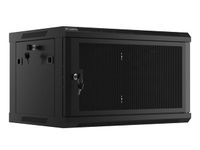 bastidor de pared lanberg wf01-6406-23b 6u 60kg negro ip20 autoinstalable