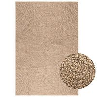alfombra zizur apariencia de yute interior y exterior 140x200cm vidaxl