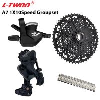 grupo ltwoo a7 1x10s palanca de cambios de 10 velocidades desviador cassette sunshine cadena 36t 42t 46t 50t vxm para piezas de bicicleta de montana mtb