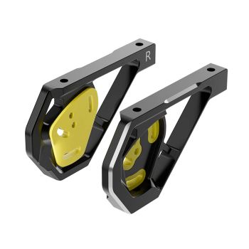 Placas laterales de cámara de aluminio CNC Flyfish para el marco Volador V2 | Montaje de la unidad de aire DJI O4 Pro |