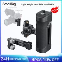 mini kit de mango lateral ligero smallrig con orificios roscados de 14 -20 y empunadura de abrazadera nato para sony para jaula de camara dslr 5532