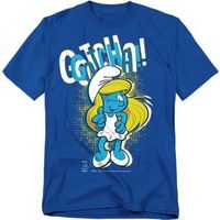 the smurfs camiseta gotcha para mujer