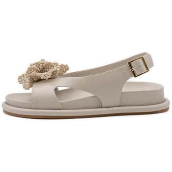 PALOMA BARCELÓ Sandalias CALYPSO COWHIDE OFF WHITE para mujer