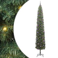 arbol de navidad  decoraciones de navidad artificial verde 270 cm pvc acero y plastico