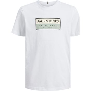 Jack & Jones Camiseta 12263108 JORFREDERIKSBERG BOX TEE SS C.N SN JNR BRIGHT WHITE para niño