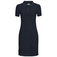 tommy hilfiger vestido 1985 slim pique polo dress ss para mujer