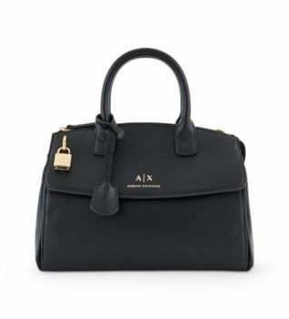 A|X Armani Exchange para mujer. XW000307AF12040UC001 Bolso Asv negro (OSFA), Casual, Poliéster