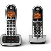 bt 4600 cordless phone with answering machine - twin handsets