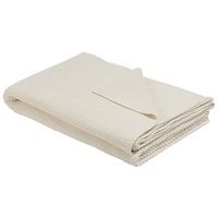 manta de algodon beige 130 x 180 cm cama punto de gruz tamano grande asaka