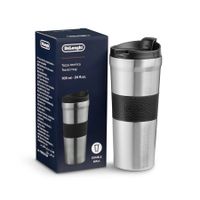delonghi taza de viaje de acero inoxidable de doble pared 705 ml dlsc083