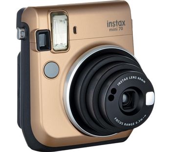 INSTAX Mini 70 Instant Camera - Gold, Gold