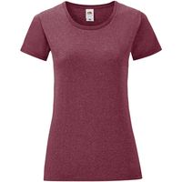 fruit of the loom camiseta iconic para mujer