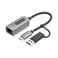 adaptador de red ethernet usb tipo c - con conversor usb-a