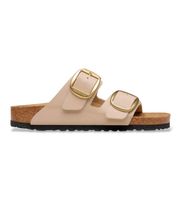 birkenstock para mujer 1031429 sandalias arizona big buckle birko-flor ajuste estrecho beige 41 plano hebilla casual