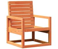vidaxl silla de jardin madera maciza de pino marron cera 575x63x76 cm