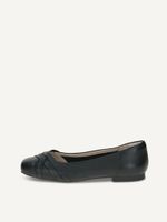 caprice ballerina black made of leather size 39