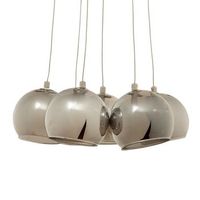 lampara colgante lumineca nigewic 45x150 cm plata