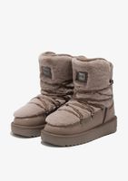 botas nordic trk fur taupe - marron
