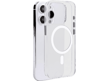 Funda móvil - ISY ISC 1112 MagISY, Para iPhone 15 Pro, Poliuretano, Transparente