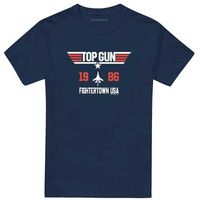 top gun camiseta fightertown 1986 para hombre