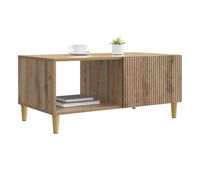 mesa de cafe - mesa de centro - mesa baja roble artesanal 90 x 50 x 40 cm