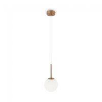 lampara de techo basic form opal oro