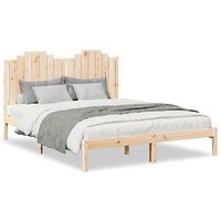 cama extralarga sin colchon madera maciza 160x220 cm