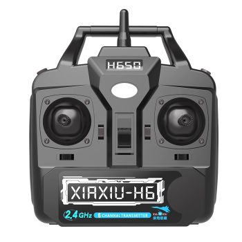 Parte de repuesto del avión RC XIAXIU H650 Transmisor de radio remoto 2.4GHz 6CH