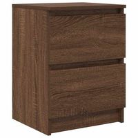 mueble de tv de madera de roble marron 40x35x54 cm