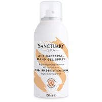 sanctuary spa antibacterial hand gel spray 100ml