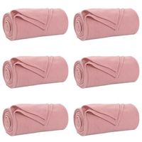 mantitas de sofa 6 uds rosa 270 x 240 cm 544 kg lana vidaxl